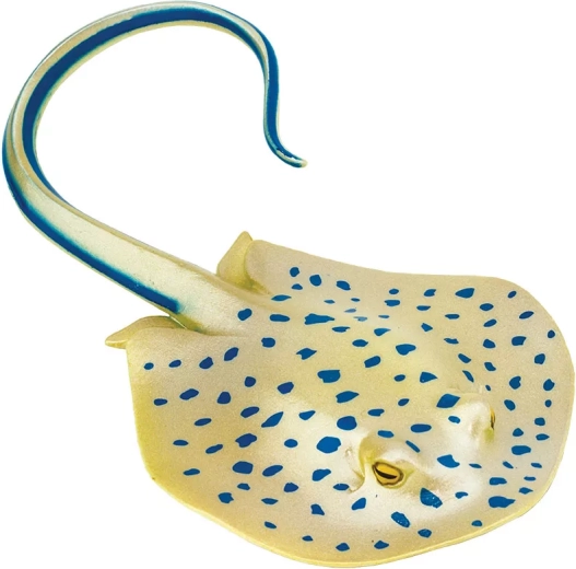 Safari Ltd. kékpettyes rája figura - 1 db