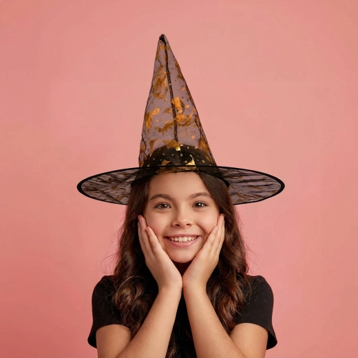 Halloween boszorkánykalap – 1 darab