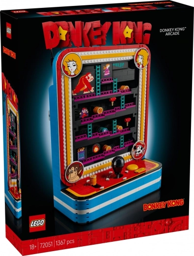 LEGO Super Mario retro Donkey Kong játékgép