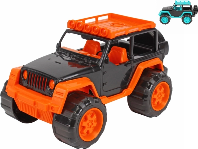 SUV autó 28 cm – masszív műanyag játék 2 éves kortól