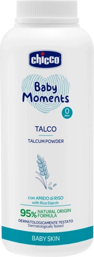 Chicco babahintőpor Baby Moments rízskeményítővel 150 g