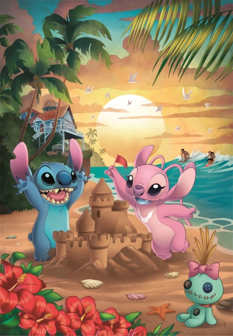 CLEMENTONI Puzzle Lilo & Stitch: Stitch és Angel 500 darabos