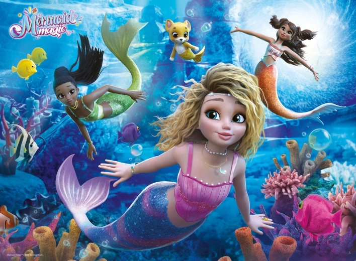 Ravensburger Puzzle Tündéri sellővarázs XXL 200 darab