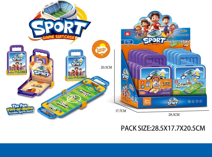 Sportjáték – foci vagy kosárlabda (39,5 × 13,5 × 7,8 cm)