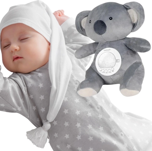 Woopie Baby plüss jegesmedve projektorral és nyugtató hangokkal