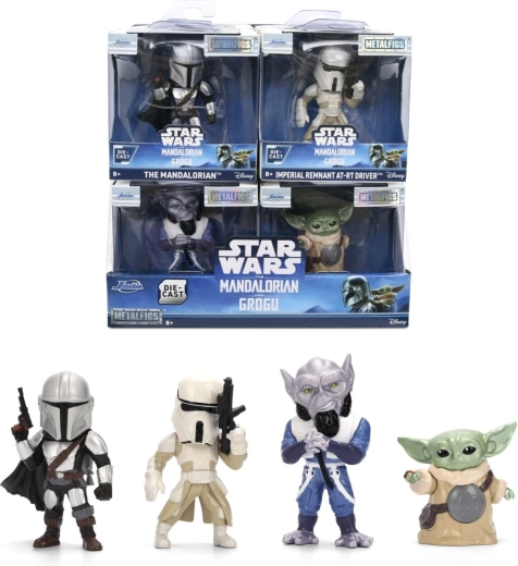 Star Wars The Mandalorian fémfigura, 6,5 cm – 1 darab