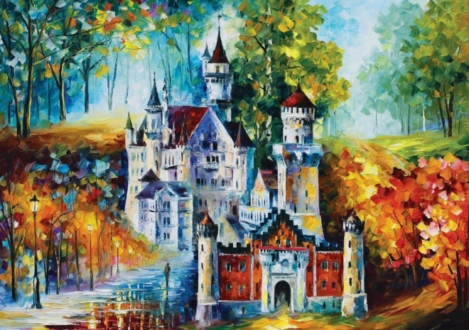Neuschwanstein kastély puzzle 1500 darab