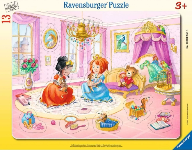 Ravensburger puzzle Hercegnők játszanak 13 darab