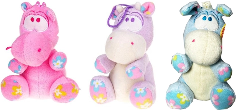 Plüss állatkák – kis szamarak a legkisebbeknek