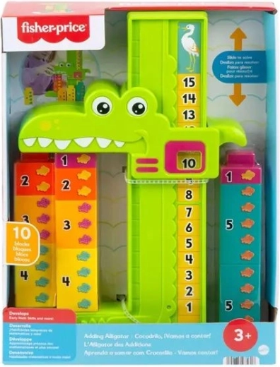 Fisher-Price aligátor – a számolás és összeadás tanulása