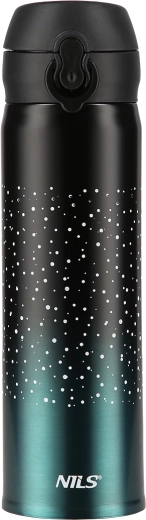 NILS Camp termosz 500 ml – zöld rozsdamentes acél utazópalack