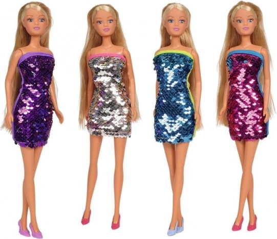 Steffi Love csere baba – csillogó, színváltós ruha