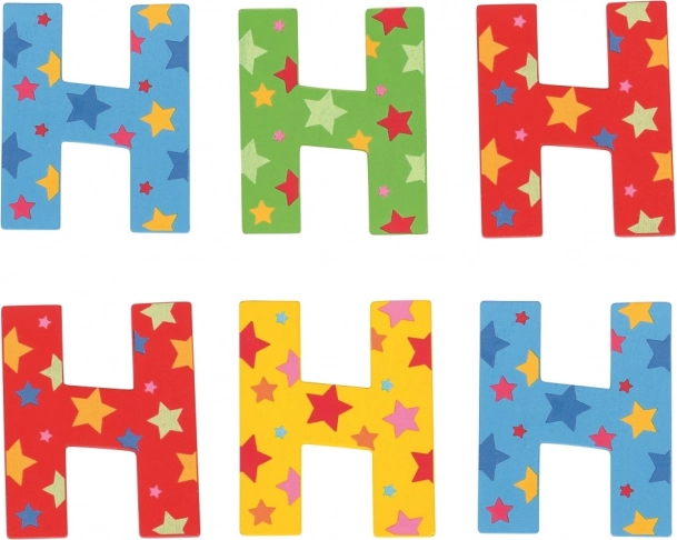 Fa H betű csillagokkal – Bigjigs Toys