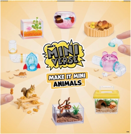 MGA Miniverse Make It Mini Animals 2. sorozat meglepetéskapszula – 1 darab