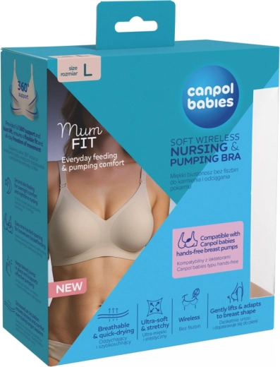 Canpol babies MumFIT szoptató és mellszívó melltartó, L méret