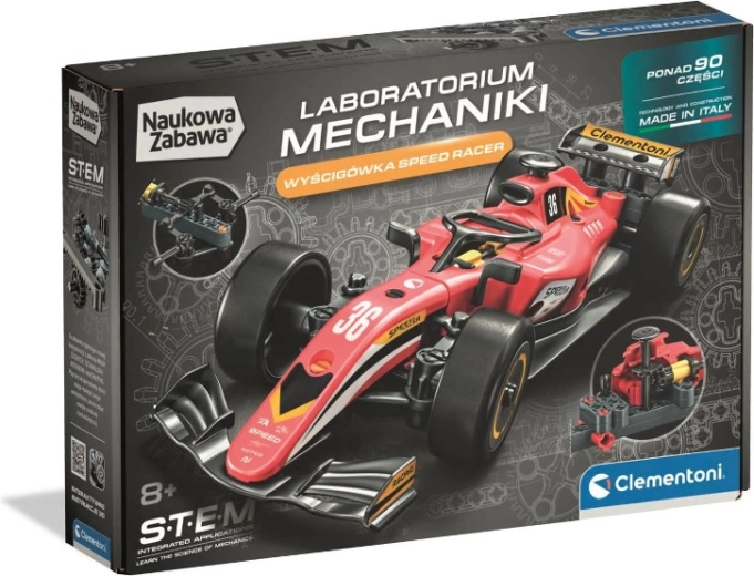 Speed Racer versenyautó – mechanikus építőkészlet