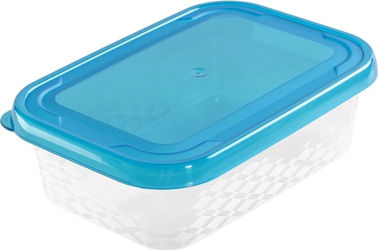 Élelmiszertartó doboz Blue Box 0,5 l kék, téglalap alakú