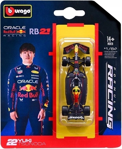 Bburago F1 modell 1:64 Oracle Red Bull Racing RB21 2025 – Yuki Tsunoda