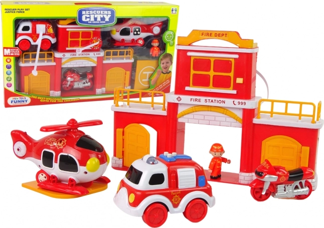 Tűzoltóállomás hanggal