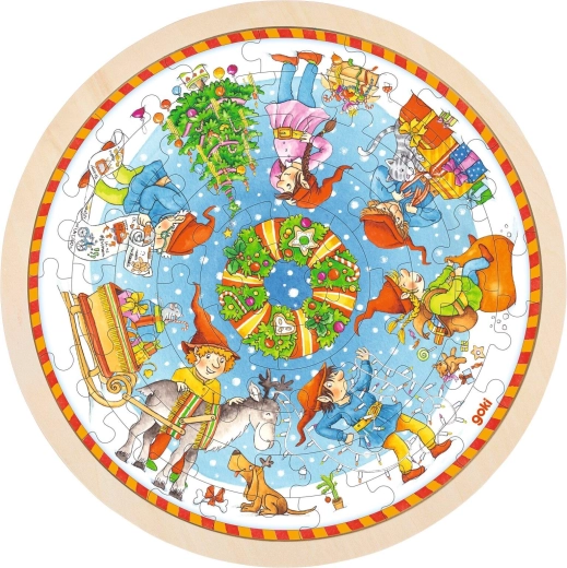 Karácsonyi fa puzzle x-mas – 1 db