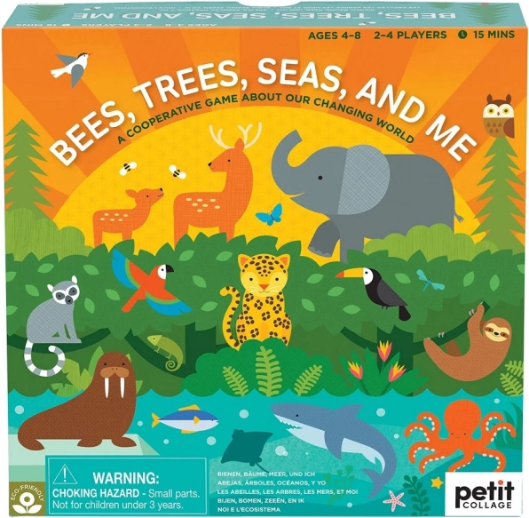 Petit Collage kooperatív társasjáték Bees, Trees, Seas and Me