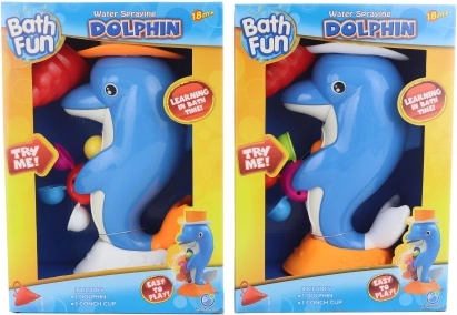 Delfin a vízbe – vízimalom tapadókorongokkal