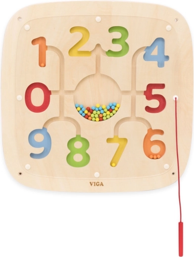 Viga Toys mágneses oktatótábla számokkal