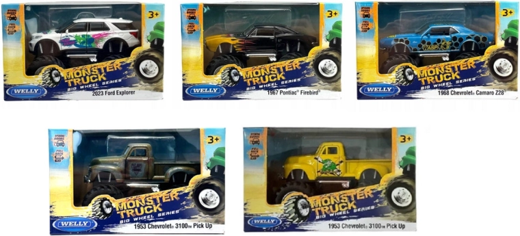 Welly monster truck Big Wheel – terepjáró nagy kerekekkel
