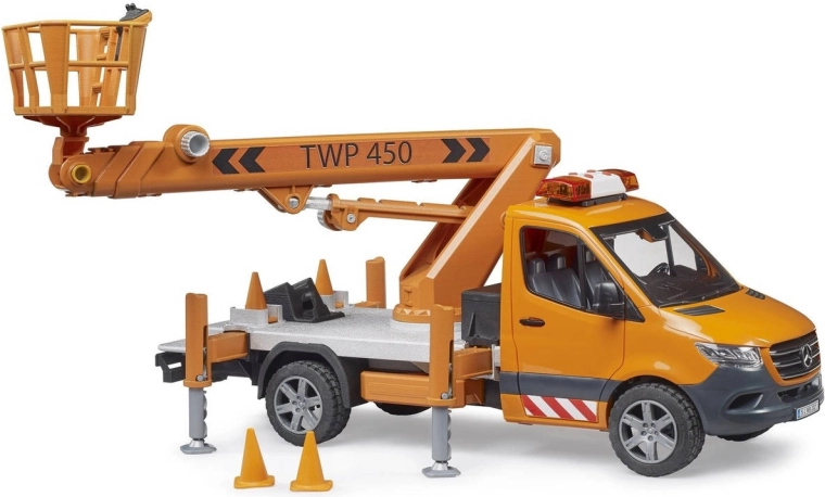 Bruder Mercedes-Benz Sprinter munkaplatformmal