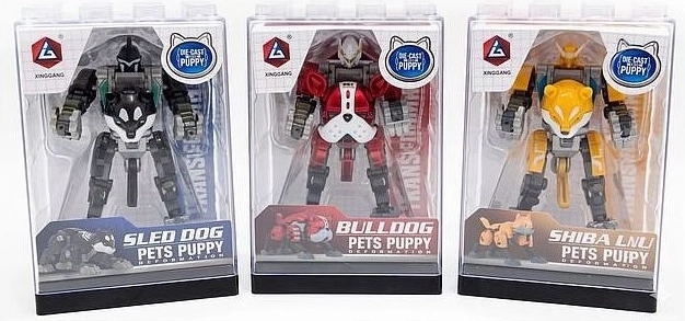 Robotkutya figura 8 cm (3 változat) – 1 db