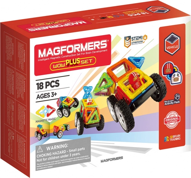 MAGFORMERS Wow Starter PLUS 18 darabos
