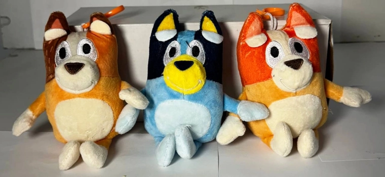 Plüss kabala – függő dísz