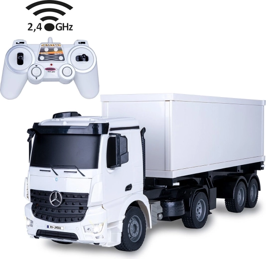 Jamara RC konténeres teherautó Mercedes‑Benz Arocs 1:20 2,4 GHz