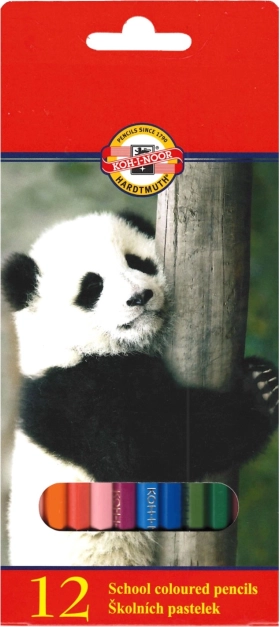 KOH-I-NOOR színes ceruza készlet, 12 szín