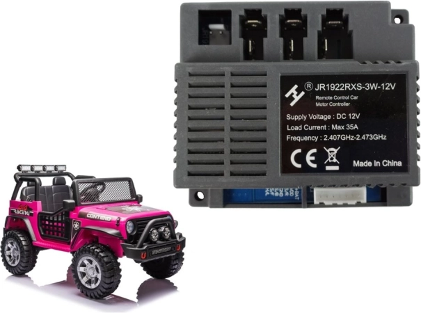 JR1922RXS-3W 12V vezérlőegység XMX618 és XMX608 elektromos kisautókhoz
