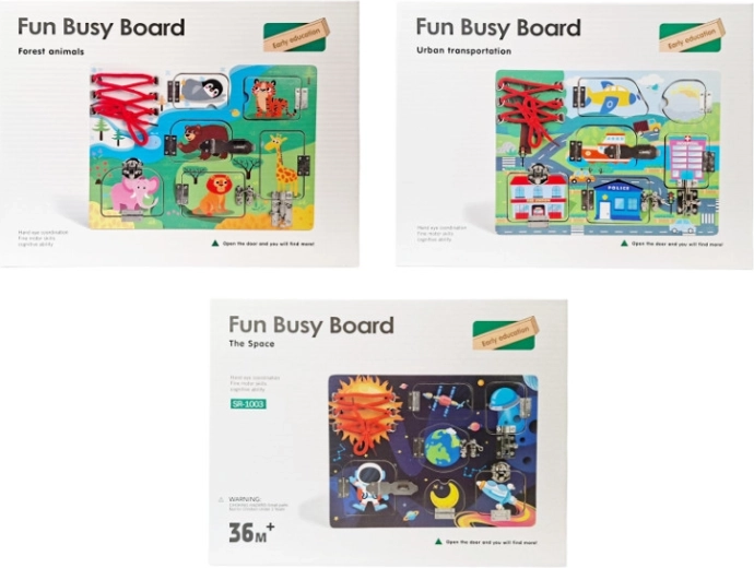 Fa fejlesztő manipulációs tábla – oktató játék