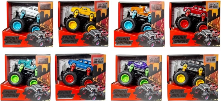Fém terepjáró monster truck