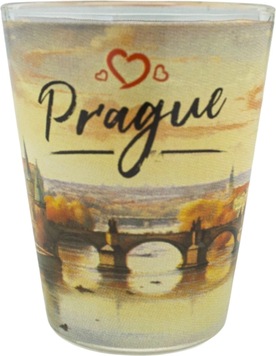 Karlův híd figurácska üvegből gyerekeknek