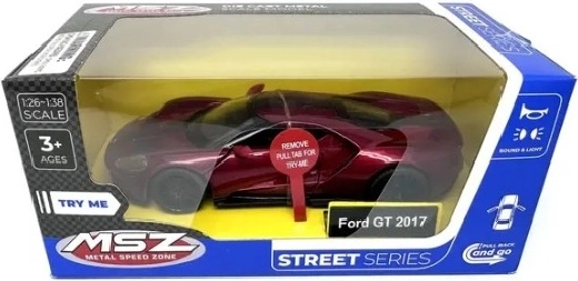 MSZ Ford GT 2017 piros autómodell fény- és hangeffektekkel
