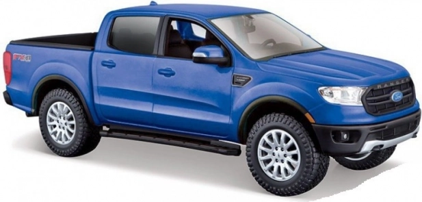 Ford Ranger 2019 kék autómodell 1/27