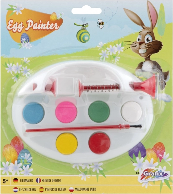 Húsvéti tojásfestő paletta tartóval