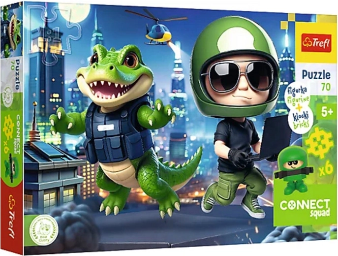 Puzzle Connect Mark 70 darabos figurával