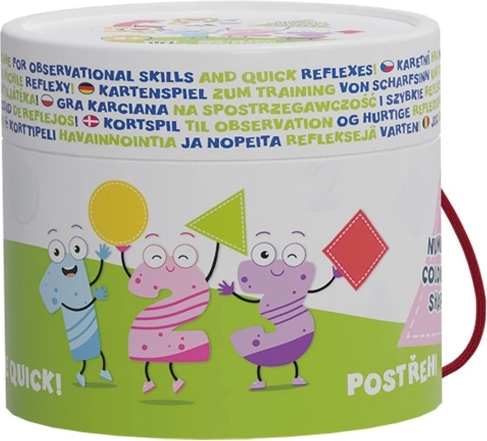 Játék Figyelem Számok, Színek és Formák