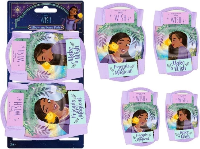Disney Wish térd- és könyökvédő szett – 4 db