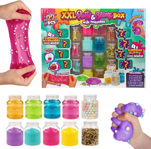 Kreatív készlet slime készítéséhez kiegészítőkkel - 1 darab