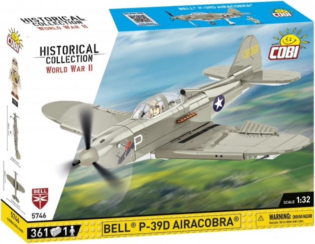 Bell P-39D Airacobra Vadászgép Építkezési Modell 361 Darabból