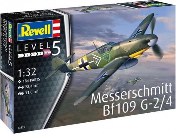 Messerschmitt BF 109G-2/4 1/32 összeszerelő modell
