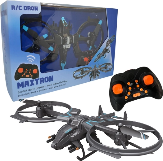 Maxtron RC drón egyszerű vezérléssel és LED világítással