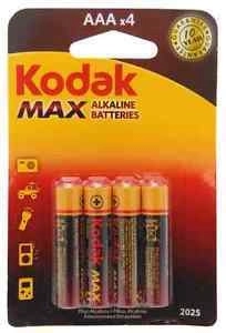 Kodak Alkaline Max AAA alkáli elemek 1,5 V, 4 db