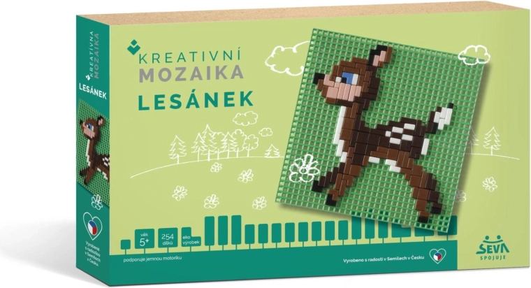 Kreatív mozaik Lesánek 254 darabbal